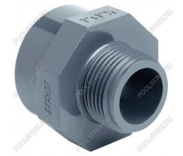 Муфта ПВХ Effast RERMGE025D редукционная, с внешней и внутренней резьбой d3/4 Муфта ПВХ Effast RERMGE025D редукционная, с внешней и внутренней резьбой d3/4
