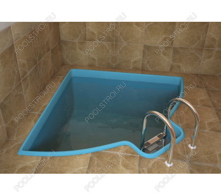 Композитный бассейн Купель угловая PREMIUM (2.1х1.9х1.5м)
