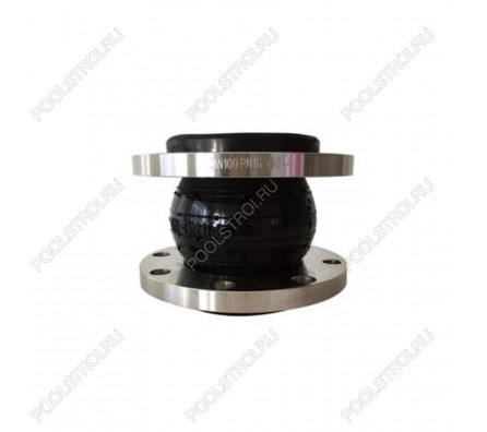 Сильфонный компенсатор EPDM  d160 фланцы (углеродистая сталь)
