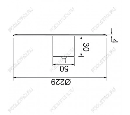 Прожектор светодиодный Aquaviva HJ-WM-SS229, 351led 25W NW (AISI-316)